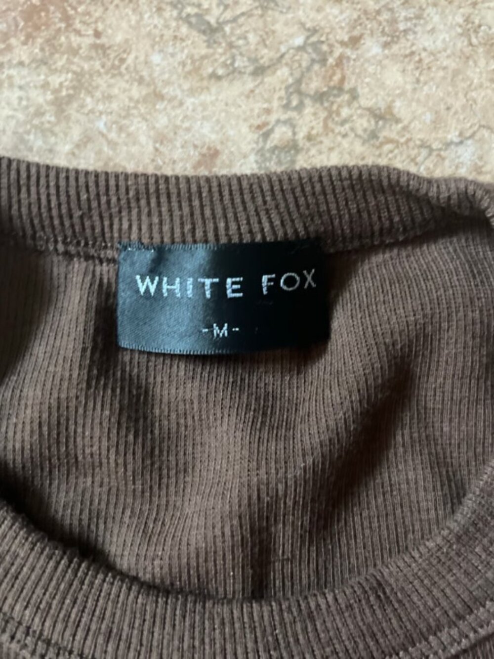 Whitefox brown cropped tank - Picture 3 of 3